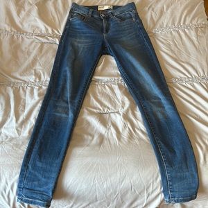 Garage high waisted skinny jeans.